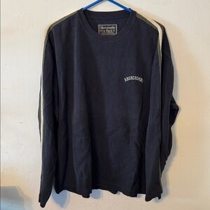 Abercrombie & Fitch Men’s Navy Long Sleeve Sweater Size L Large Excellent Shape